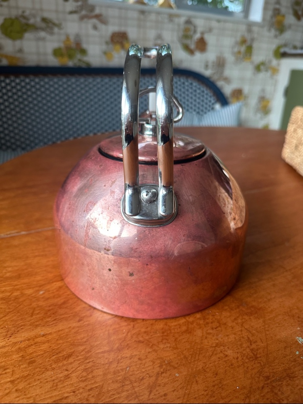 Chantal Copper Stainless Steel Whistling Tea Kettle - Picture 2 of 8